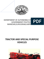 Tractor & Special Purpose Vehicles