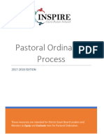 Pastoral Ordination Process