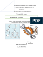 Fiabilité Des Systèmes