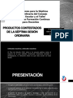 Productos Contestatos de La Séptima Sesión Ordinaria de CTE y TIFC para Docentes