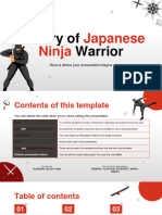 History of Japanese Ninja Warrior by Slidesgo