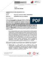 CARTA #000743-2024-DDC ANC/MC: Huaraz, 19 de Abril Del 2024