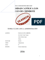 Esquema Toria Clasica de La Administración