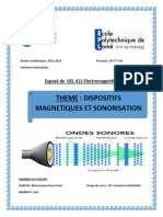 Dispositifs Magnétiques Et Sonorisation