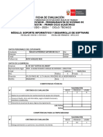 Ficha de Evaluación: Programa de Estudio - Programaci N de Sistemas de Ó Informaci N - Primer Ciclo Acad Mico Ó É