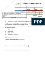 Avaliação Do 6º Ab - Matemática