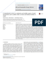 A Comprehensive Review On Combustion and Stability Aspects of Metal