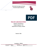 Laboratorio 3 - Termodinámica I