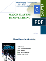 MAJOR PLAYERS IN ADVERTISING - Chapter 5