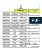 Lecture Planner - Manufacturing Process 01 (By Aditya Pal Sir)