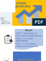 L'ÉCOSYSTÈME ENTREPRENEURIAL (Enregistrement Automatique)