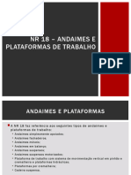 NR 18 - Andaimes e Plataformas de Trabalho