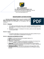 Table of Offense and Punishment