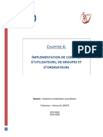 Chap4 - Implémentation de Comptes D'utilisateurs, de Groupes Et D'ordinateurs