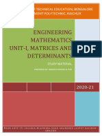 Unit-1 Matrices & Determinants