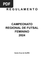 Regulamento Regional 2024