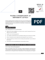 Water Conservation at Different Levels: Module - 8A