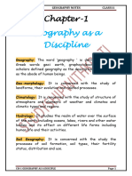 SWK Book 1 CH 1 Geography As A Discipline