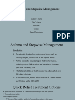 Asthma and Stepwise Management