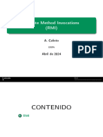 Remote Method Invocations (RMI) : A. Calixto