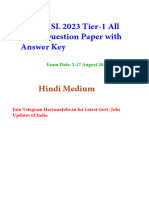 SSC CHSL 2023 Tier-1 All Shifts Question Paper With Answer Key Hindi Medium