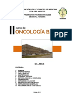 Oncologia Basica 2011 - Syllabus