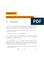 Algebra y Geometría Analítica - Capítulo 2 - Sistema de Ecuaciones Lineales