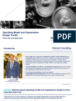 Operating Model and Organization Design Toolkit - Overview