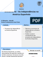 Nivelamento - As Independências Na América Espanhola: História