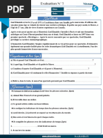 Controle 1 Francais Semestre 1 5aep