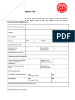 Junior Consent Form