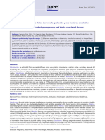 Hábitos de Ejercicio Físico Durante La Gestación y Sus Factores Asociados