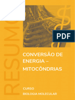 62bc46cee7d35 - BIOLOGIA MOLECULAR - ORGANIZAÇÃO INTERNA DA CÉLULA - MITOCÔNDRIAS