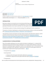 Cephalosporins - UpToDate