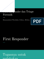 First Responder Dan Triage Forensik