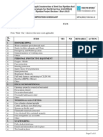 Format - 2 - Monthly HSE Check List