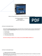 Setting of Overcurrent Relays