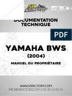 Yamaha Bws 2004 Manuel Du Propriétaire