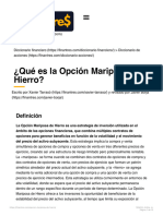 ¿Qué Es La Opción Mariposa de Hierro Finantres