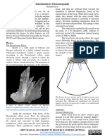 Introduction To Ultrasonography