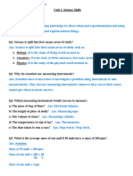 All Science Class 6 1st Term 3 Lessons Q. & Ans.