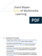 12 Principles of Multimedia Learning