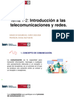 Tema 1 y 2 Introducción A Las Telcomunicaciones y A Las Redes