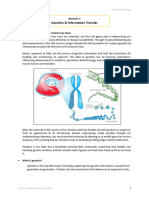 Module 3 - Genetics & Information Transfer