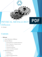 Physical Metallurgy II - 02 Diffusion