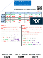 5eme 2019 2020 Cours Nombres Relatifs Operations