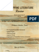 Phil Lit. Review (Appraisal)