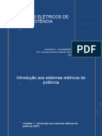 Aula 1 Int Ao Sistema Eletrico de Potencia