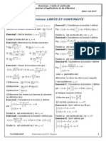 Exercices Limites Et Continuite 2bac Biof Sciences Mathematiques 1