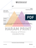 Biology 0610 Core Mark Scheme 1+3+6 Combined